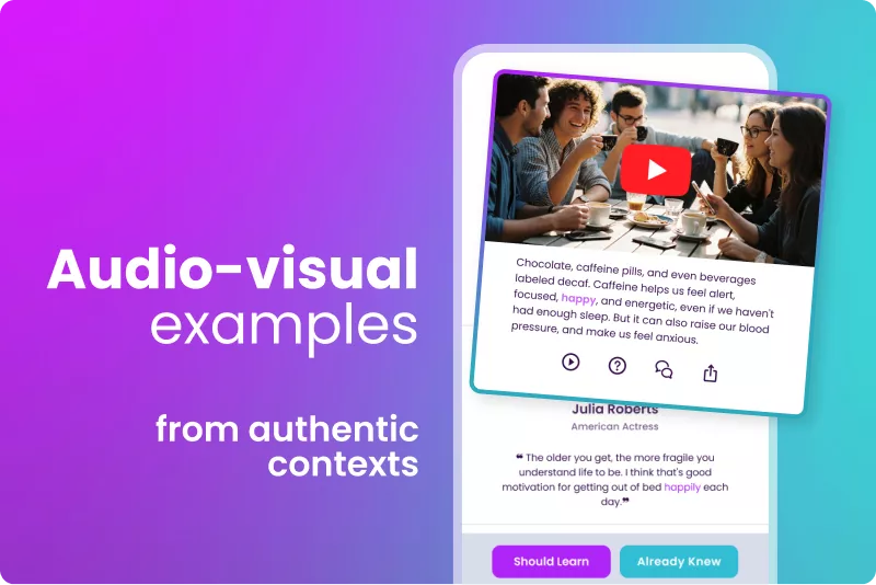 Audio-visual examples