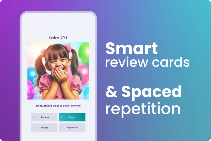 Smart review & spaced repetition