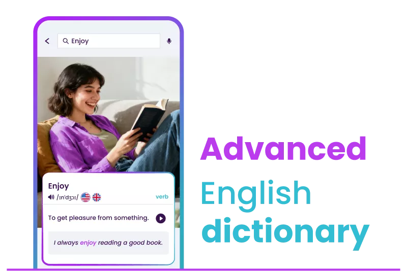 Smart dictionary with real examples