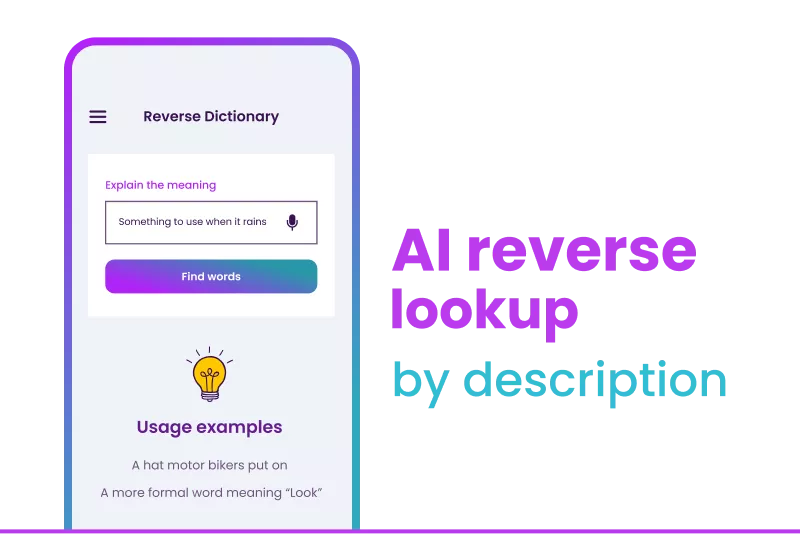AI reverse lookup