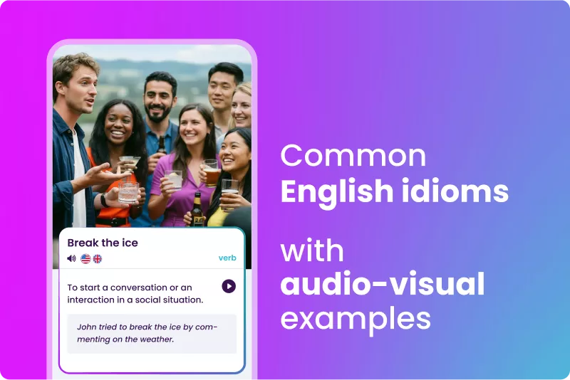 Idioms with audio-visual context