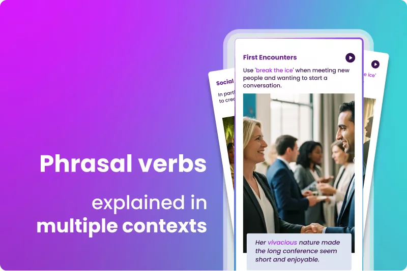 Phrasal verbs in context