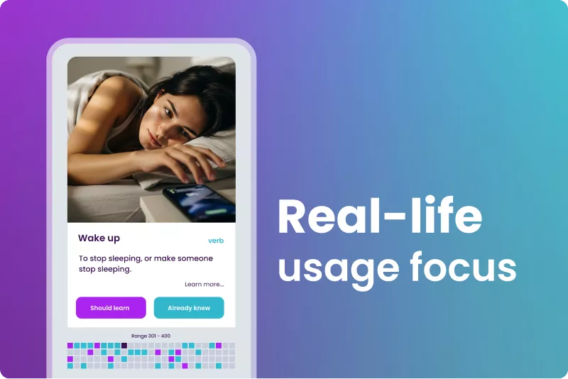 Real-life usage focus